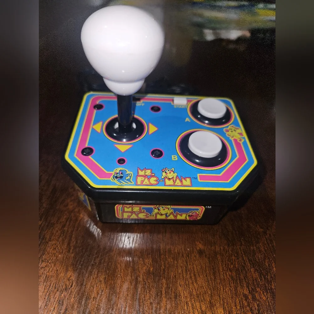 Retro Arcade Joystick - Blue and White